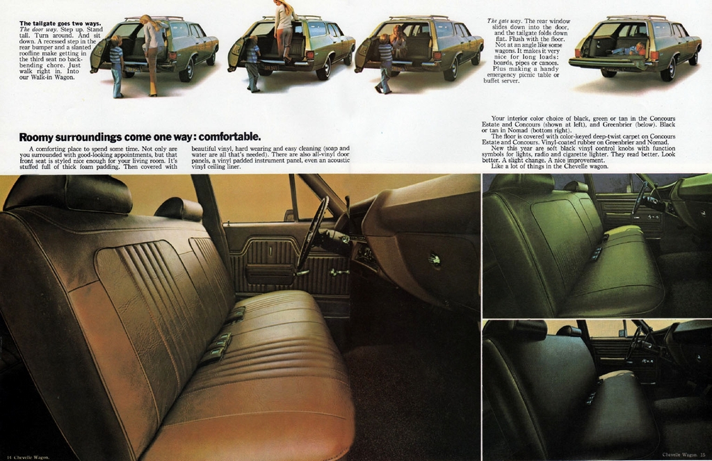 1972 Chevrolet Wagons Brochure Page 12
